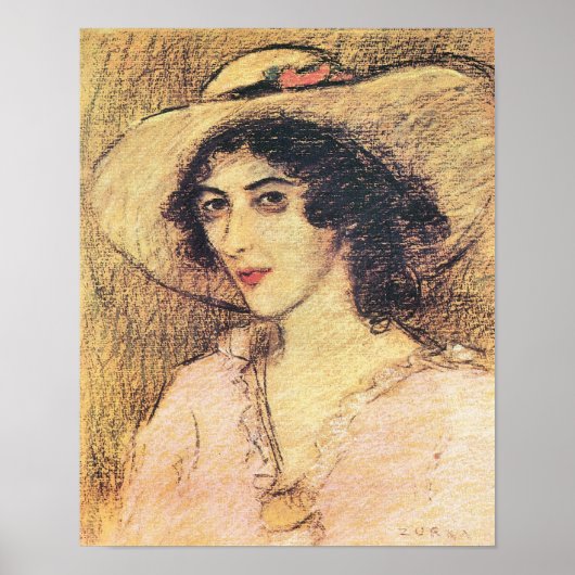 Jozsef Rippl-Ronai - Zorka Poster (Voorkant)