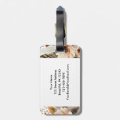 Jozua 19 Wees sterk, wees moedig Bijbelvers Bagagelabel (Achterkant verticaal)