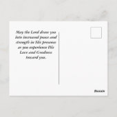 Jozua 19 Wees sterk, wees moedig Bijbelvers Briefkaart (Achterkant)