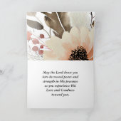 Jozua 19 Wees sterk, wees moedig Bijbelvers Kaart (Binnen)