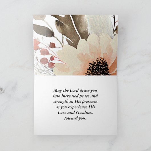 Jozua 19 Wees sterk, wees moedig Bijbelvers Kaart (Binnen)