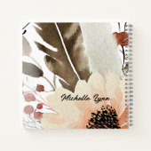 Jozua 19 Wees sterk, wees moedig Bijbelvers Notitieboek (Achterkant)