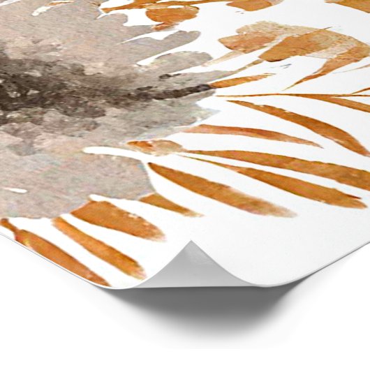 Jozua 19 Wees sterk, wees moedig Bijbelvers Poster (Hoek)