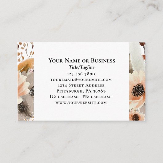 Jozua 19 Wees sterk, wees moedig Bijbelvers Visitekaartje (Achterkant)