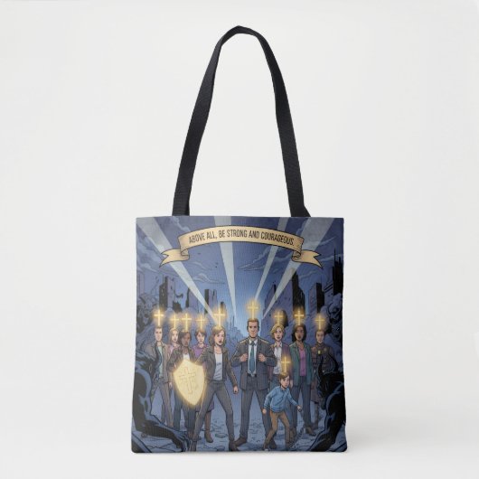 Jozua 1:18 tote bag (Voorkant)