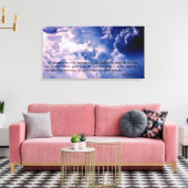 Jozua 1:7 canvas afdruk (Insitu (Woonkamer))