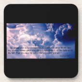 Jozua 1:7 Onderzetters (Voorkant)