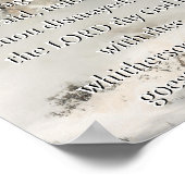 Jozua 1:9 Bijbelvers Aanmoediging Christelijk Poster (Hoek)