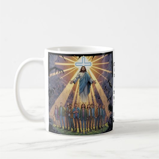 Jozua 1:9 koffiemok (Links)
