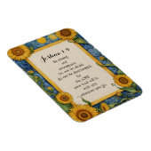 Jozua 1:9 NIV Bijbelvers Kunst Magneet (Rechterzijde)