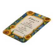 Jozua 1:9 NIV Bijbelvers Kunst Magneet (Linkerzijde)