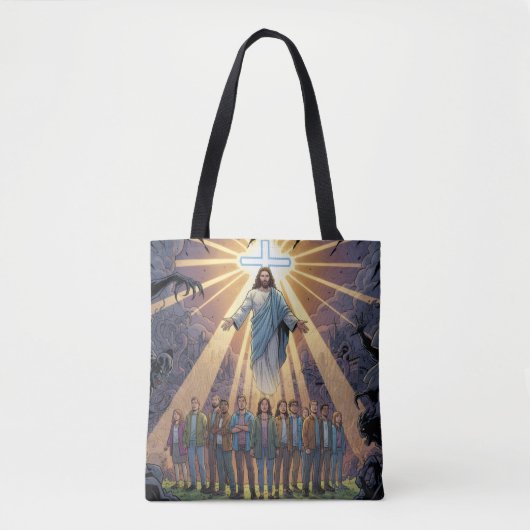 Jozua 1:9 tote bag (Voorkant)