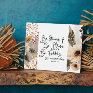 Jozua 1 9 Wees sterk Wees moedig Bijbelvers tafelb Fotoplaat