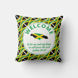Jozua 24:15 Wat mij en mijn huis betreft, JAMAICA Kussen
