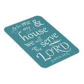 Jozua 24:15 Wat mij en mijn huis we ... Magneet (Rechterzijde)