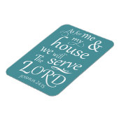 Jozua 24:15 Wat mij en mijn huis we ... Magneet (Linkerzijde)