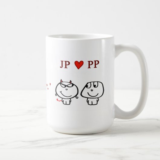"JP hartslag PP UK" Koffiemok (Rechts)