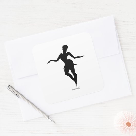 JP MAROU Activewear Sticker | Dance Fitness Logo  (Envelop)