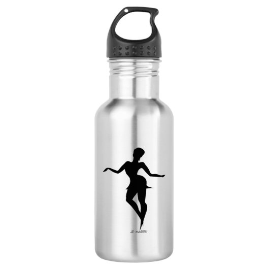 JP MAROU Activewear Water Bottle 18oz | Dance Fit Waterfles (Voorkant)