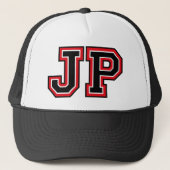 "JP" Monogram Trucker Pet (Voorkant)