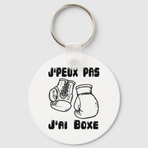 J'peux Pas J'ai Boksen - Boksen Geschenk Jersey Sleutelhanger
