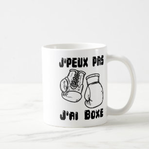 J'peux Pas J'ai Boksen - Boksgeschenk T-shirt  Koffiemok