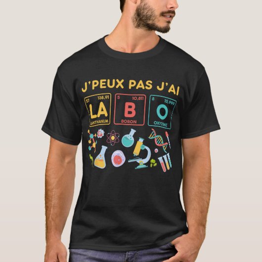 J'Peux Pas J'Al La Lanthanum Boron Oxygene T-shirt (Voorkant)