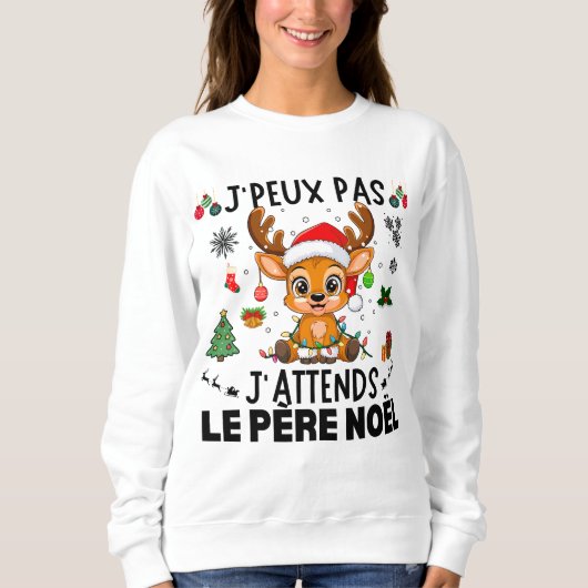 J'Peux Pas J'Attends Le Père Noël Trui (Voorkant)