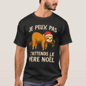 J'peux pas J'attends Père Noël T-shirt (Voorkant)