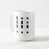 JPL Mars Curiosity Rover Tire Tread Print Homage Koffiemok (Voorkant links)