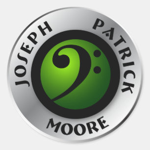 JPM Logoe-Sticker Ronde Sticker