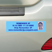 JP's Bumpersticker - Gepersonaliseerd (Op auto)
