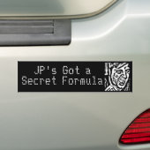 JP's geheime formule Bumpersticker (Op auto)