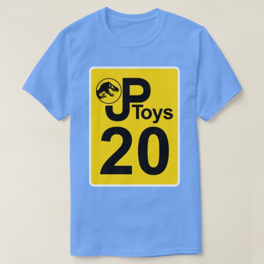 JPtoys 20 Yellow Portrait T-shirt (Design voorkant)