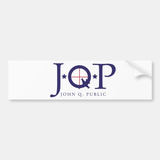 JQP-Bumpersticker Bumpersticker (Voorkant)
