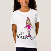Jr. Bridesmaid T-shirt Apparel (Voorkant)