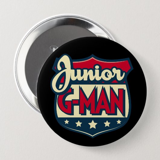 Jr. G-Man Button (Voorkant /achterkant)