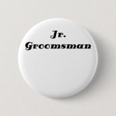 Jr Groomsman Ronde Button 5,7 Cm (Voorkant)