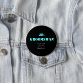 Jr. Groomsman Ronde Button 7,6 Cm (In situ)