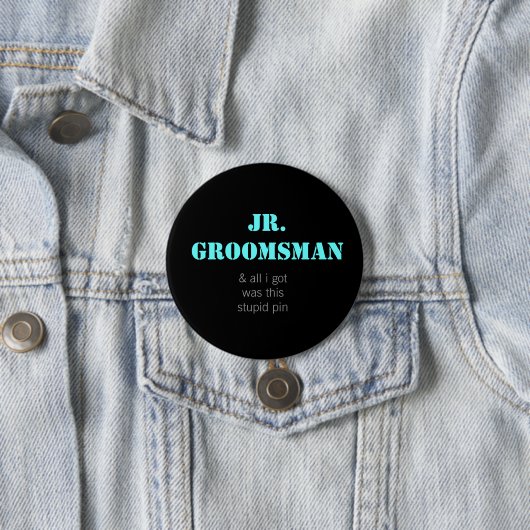 Jr. Groomsman Ronde Button 7,6 Cm (In situ)