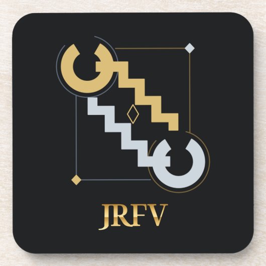 JRFV Eclipse-trap Set van 6 Bier Onderzetter (Voorkant)