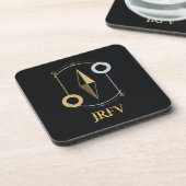 JRFV Orbit Pendulum Set van 6 Bier Onderzetter (Linkerzijde)