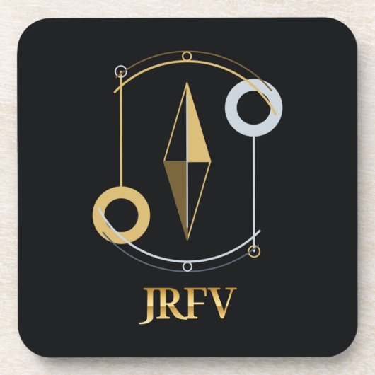 JRFV Orbit Pendulum Set van 6 Bier Onderzetter (Voorkant)