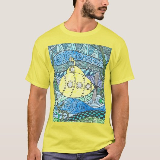 JRG Gele Onderzeeër T-shirt (Voorkant)