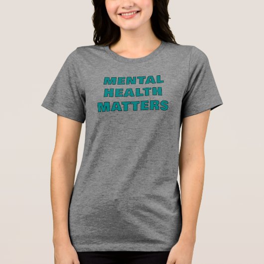JRG Mental Health Matters 2S Tri-Blend Shirt (Voorkant)