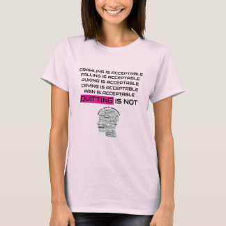 JRG Opgeven Is Onacceptabel T-shirt