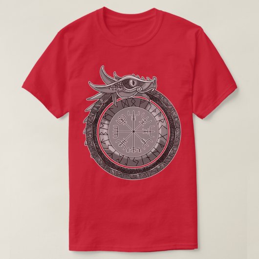 Jrmungandr Encircling Compass T-shirt (Design voorkant)