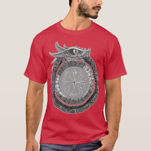 Jrmungandr Encircling Compass T-shirt