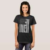 Jrotc Us Junior Rotc Distress American Flag Cool T-shirt (Voorkant volledig)