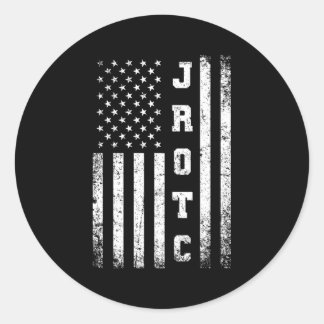 JROTC Verenigde Staten Junior ROTC Amerikaanse vla Ronde Sticker